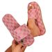 Women's Lightweight Slippers Popular Export Style Round Toe Thick Sole Small Plum Blossom Design Sandals_vogvips.com