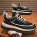 Thick-Soled Travel Winter Black Waterproof Leather Work Safety Men's Running Non-Slip Sports Dad Shoes_vogvips.com