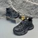 European Men's 2026 Spring New Breathable Thick-soled Dad, Fashionable Versatile Color-blocked Personalized Casual_vogvips.com