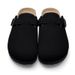 Summer Suede Clogs Slippers Women Clogs Slippers Outdoor Nonslip Beach Sandals UnisexCork Clogs Slippers With Adjustable Buckle_vogvips.com