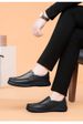 Men's Shoes Soft-sided Leather Beanie Shoes Lazy Rubber Soles Men's Casual Leather Shoes_vogvips.com