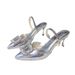 MTX Super Fairy Beautiful Sexy Pointed Toe Closed-Toe Sandals 2025 New Style One-Strap Outdoor High Heels Shoes_vogvips.com
