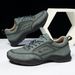 Handmade Men's Outdoor Casual Shoes Slip-On Flat Leather Shoes Low-Top Large-Size Loafers 6320_vogvips.com