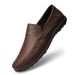 New Top Layer Cowhide Fashion Casual Leather Men's Loafers Slip-On Driving Shoes Large Size_vogvips.com