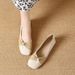 Square Toe Shallow Mouth Single For Women 2025 French Versatile Flat Loafers Soft Sole Spring New Evening Style Women's_vogvips.com