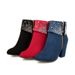 34-43 Large Size High-heeled Chunky Heel Rhinestone Ankle Boots For Women, Wedding Boots, Foreign Trade Supply,_vogvips.com