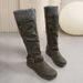 High Tube Foreign Trade Plus Size Martin For Women, New Autumn Winter Square Heel Side Zipper European And_vogvips.com