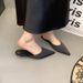 European And American Foreign Trade Large Size Closed-Toe Half 2025 New Summer High Heel Sandals Pointed Toe Stiletto_vogvips.com