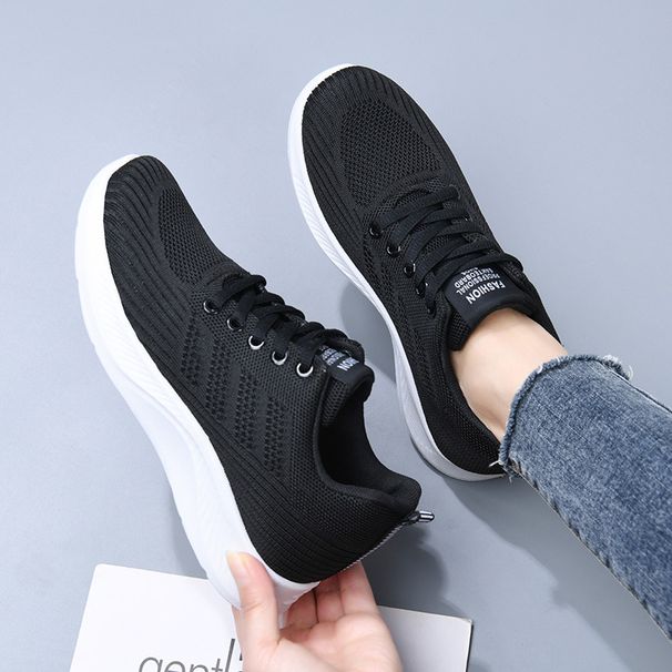 Women's Casual Soft Sole Breathable Sneakers Mesh Mom Wholesale Dropshipping Running Shoes For Women_vogvips.com