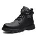 European Warm Series Snow Martin Winter Fleece Lined Thickened Men's British Style Work Boots Outdoor Cotton Shoes_vogvips.com