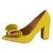 Fashionable Pointed-toe Patent Leather Saint-Lotus Blue And Black Women's High Heels, European Station Cross-border_vogvips.com