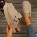 New Design Style Fashion Thick Platform Buckle Closure Closed Toe Mules For Women Size 35 43 Casual Versatile Height_vogvips.com