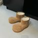 Korean Thick Soled Snow Boots For Women, 2025 Autumn And Winter Rubber Round Head Sleeve Suede Fashion Boots, Versatile_vogvips.com