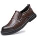 2026 Spring New Genuine Business Breathable Casual Leather Men's Comfortable Slip-On Dad Shoes_vogvips.com