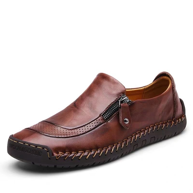 Aofu 5006 Spring/Summer Large Size 2025 Men's Leather Casual Shoes_vogvips.com