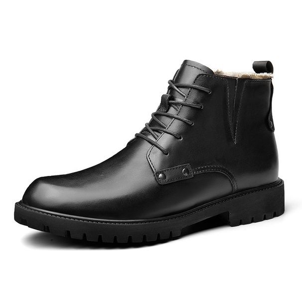Men's Shoes Top Martin Boots Casual Short Boots Platform Leather Boots, High Top_vogvips.com