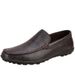 Men's Round Head Shoes Sleeve Casual Men's Casual Leather Shoes Loafer Men's Shoes Dad_vogvips.com