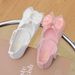 Children's shoes Baby soft soled single shoes spring and autumn girls white small leather shoes princess shoes bow_vogvips.com