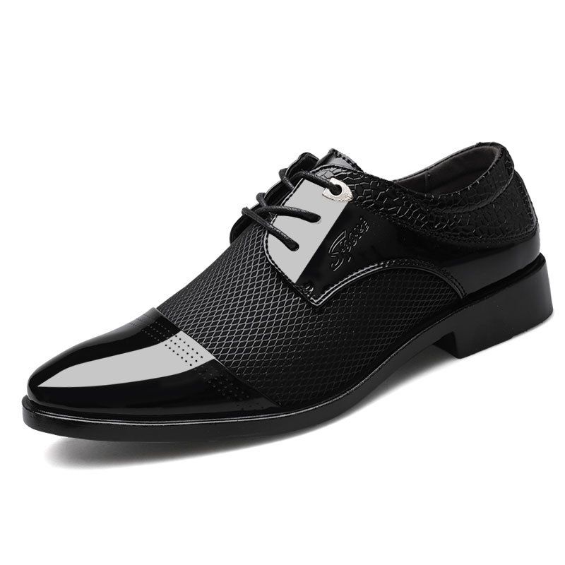 Summer 2021 New Leather Business Dress Men's Casual Versatile Wedding Shoes_vogvips.com