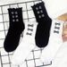 Socks New Lolita Socks Women's Cute Soft Princess Socks Lace Middle Tube Socks Black And White Bowknot Women's Socks_vogvips.com