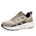 2025 Spring New Black Anti Slip And Wear Resistant Running Shoes, Trendy Soft Bottom, Leisure Travel Sports Men's Shoes_vogvips.com