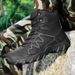 Outdoor High-top Boots Men Anti-slip Flat Comfortable Combat Boot Men Breathable Wear-resistant Casual Lace-up Hiking Shoes Men_vogvips.com