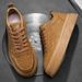 Summer Breathable Men's Thick Soled Versatile White Casual Board Shoes_vogvips.com