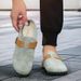 Comfortable Mens Slippers With Leather Upper Summer Casual Shoes Lightweight Breathable For Indoor Outdoor Use_vogvips.com