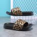 Children's Leopard Print Fashionable Home Slippers And Sandals_vogvips.com