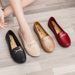 Waterproof Plastic For Women Summer 2021 New Pointed Toe Single British Style Loafers Black Profsional Formal Work_vogvips.com