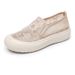 2025 Summr Xiaoxiangfng Fishrman Soft Anti Slip Womn's Lac Fashionabl And Brathabl On Stp Msh Shos Thick_vogvips.com