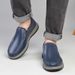 Casual Slip-On Loafers, New Simple Versatile One-Piece Leather Shoes For Men, Factory_vogvips.com