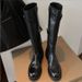 Vintage Washed Leather Knee-High Riding Boots For Women - Chunky Heel, Round Toe, Straight-Leg Design For Timeless Style_vogvips.com
