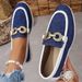 SHLIANG Women Loafers Canvas Flats Brand High Quality Spring Autumn Casual Shoes Leather Single Shoes Plus Size SB056_vogvips.com