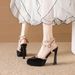 90776-12 Women's Closed-Toe Sandals 2026 New Model Studded High Heels With Thin Heel 35-41 Sizes_vogvips.com