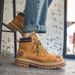 Men's Handmade Retro American Style Thick Sole Leather Work Boots Mid-Cut Outdoor Martin Boots For Riding & Hiking_vogvips.com