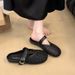 Casual Sports Shoes Cool Slippers Half Pack Shoes Fashionable Breathable Personality Hollow Beach Shoes_vogvips.com