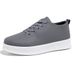Euro Step Spring 2025 New White Versatile Shoes Men's Height-Increasing Flat Sports Casual Sneakers Comfortable_vogvips.com