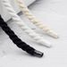 Shoe Accessories gold shoelaces round 7mm solid color hand woven polyester cotton rope thick sneakers dad shoes_vogvips.com