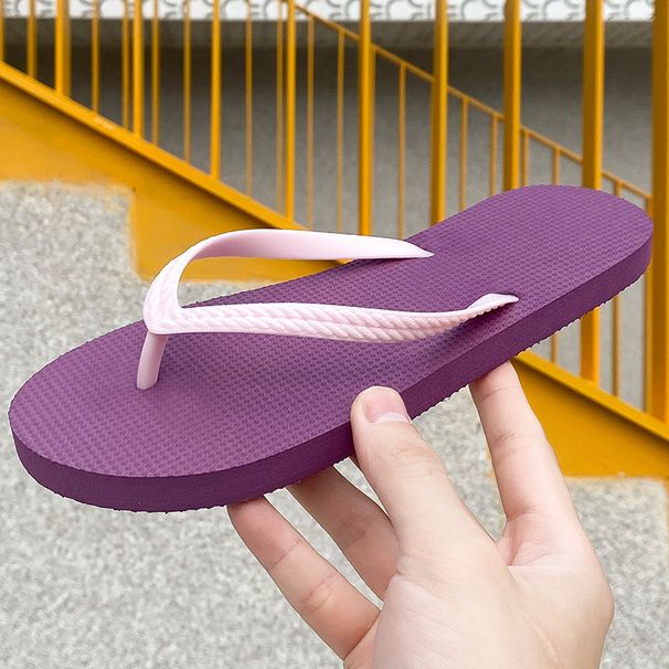 New Women Slippers Outdoor Light Weight Solid Shoes Ladies Flat Flip-flop Non-slip Basic Indoor House Slides Sandals Female_vogvips.com