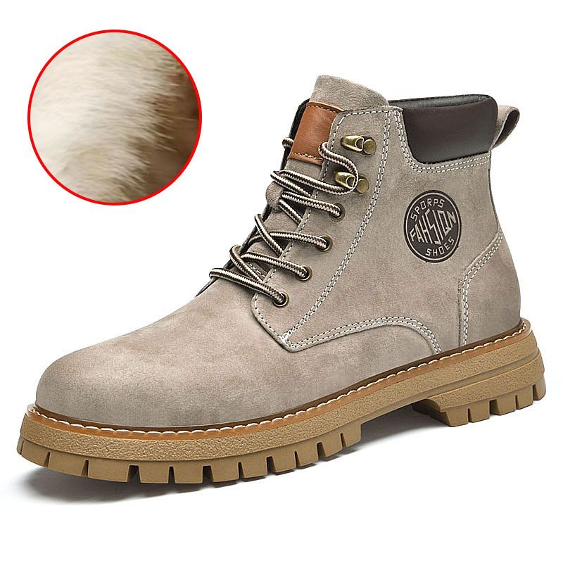Martin Boots Men's Rhubarb Boots High Top Men's Boots Wind Boots First Layer Tooling Boots_vogvips.com