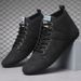 Men's Autumn New British Style High-top Boots Lightweight Casual Shoes Trendy Loafers For Men_vogvips.com