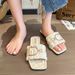 SHLIANG Women Decor Weave Design Flat Sandals Fashion Open-toe Vacation Casual Slides Party Sexy Elegant Office-Ladies New Shoes For Women Y0356_vogvips.com
