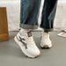 Women's New Inner Increase Small White Shoes Women's 7 Cm Breathable Net Surface Thick Sole Leisure Sports_vogvips.com