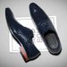 Pointed Men's Business Formal And Casual Low Cut Crocodile Pattern Leather Surface, Fashionable Wedding Shoes, Single Surface, Shoes,_vogvips.com