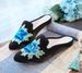 Slippers Pointed Tips, Fashionable Paired With Qipao, Peony Flower Embroidered Fabric Slippers, Women's, And Cloth_vogvips.com