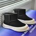 Men's Shoes Snow Boots Cotton Boots High Top Leather Boots Trend 2025 Autumn And Winter New Cotton Shoes Large Size Plus Wool Men's Shoes_vogvips.com