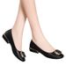 Soft Leather Single Shoes Women's Season Work Small Leather Shoes Women's Casual Soft-soled Loafers Mother Shoes Women_vogvips.com