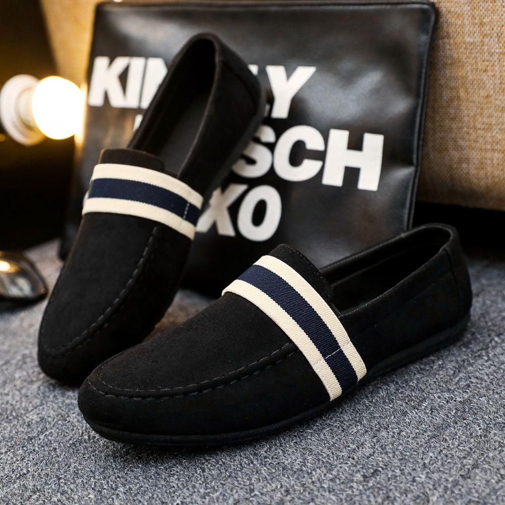 Unbeatable Quality 2025 New Fashionable Bean Winter Trendy Surface Casual Board British Men's Low Top Business Leather Shoes_vogvips.com