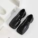 ShoeVault Squae Toe Men Slip-On Thick Sole Height Inceasing Deby Vesatile Casual Leathe Shoes Fo Haistylists And Office_vogvips.com